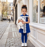 Girls Wool Blend A-Line Dress – Sleeveless Vintage Princess Party & Flower Girl Dress for Autumn & Winter (Ages 2–8)