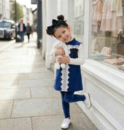 Girls Wool Blend A-Line Dress – Sleeveless Vintage Princess Party & Flower Girl Dress for Autumn & Winter (Ages 2–8)