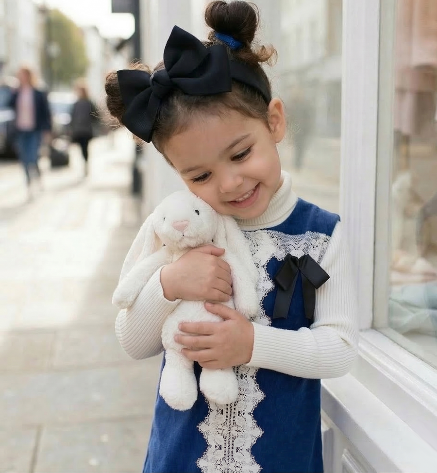 Girls Wool Blend A-Line Dress – Sleeveless Vintage Princess Party & Flower Girl Dress for Autumn & Winter (Ages 2–8)