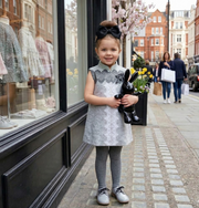 Girls Wool Blend A-Line Dress – Sleeveless Vintage Princess Party & Flower Girl Dress for Autumn & Winter (Ages 2–8)