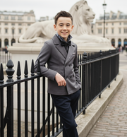 Boy Formal Blazer Smart Suit Kids Junior Senior School Jacket3-4-5-6-7-8-9-10-12