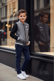 Boys Cotton Jacket Autumn Coat Stylish Casual Outerwear for Kids 3-7 Y Toddler