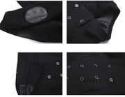 Boys Black Cashmere Coat Stylish & high end vintage jacket Outerwear 3-12Y