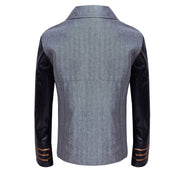 Boys Vintage Lace casual Blazer 4-14Y Junior Smart Uniform Jacket kids teenagers