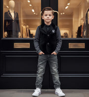 Boys Velvet Blazer Stylish Casual Short Jacket for Kids Toddler 3–7 Years Autumn