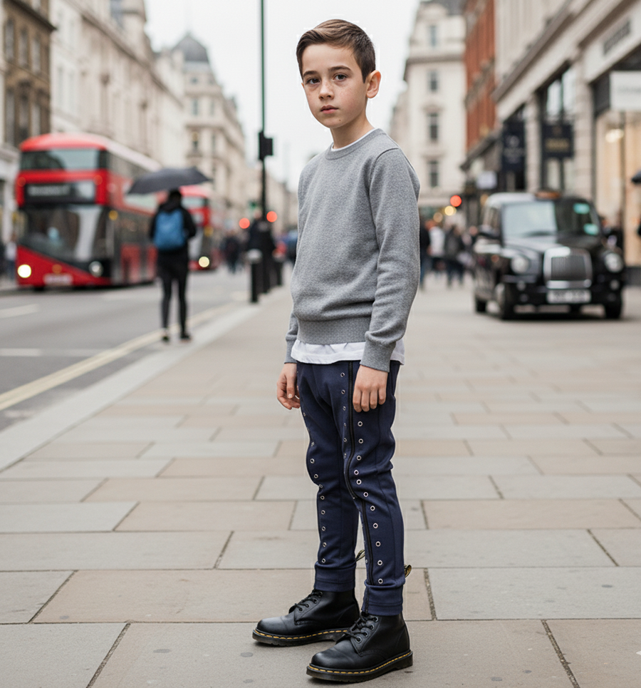 Boys Stretch Denim Jeans – Trendy Slim Designer Pants for Kids 4–12 Years Casual