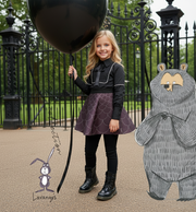 Girls Long Sleeve Cotton Blouse with Bow – Vintage Style Shirt Top