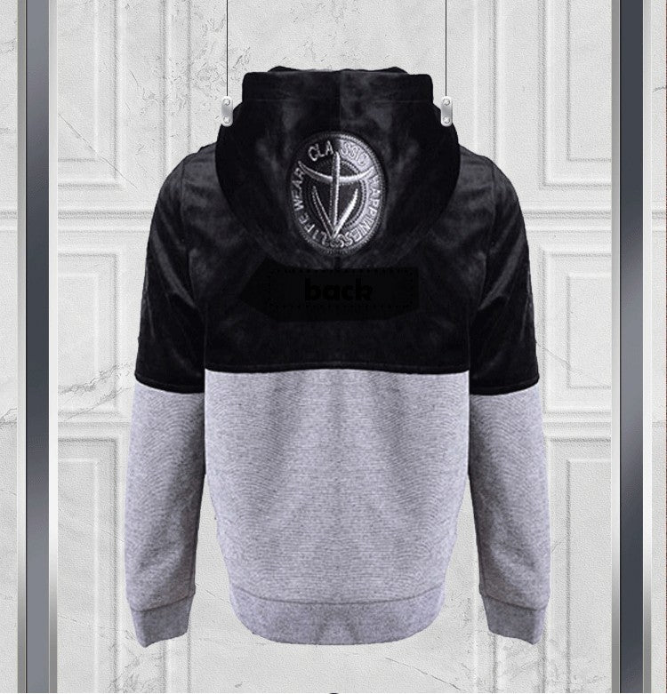 Boys Zip-Up Hoodie 3-4-5-6-7-8-9Y Casual Jacket Sweatshirt hooded Black  2025