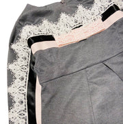 Girls Vintage Lace Dress Elegant 3/4 Sleeve Flare A-Line Party Gown for Kids 3-9