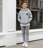 Boys Slim Fit strenching Pants Gray Stretch Casual Trousers 4-12Y easy match