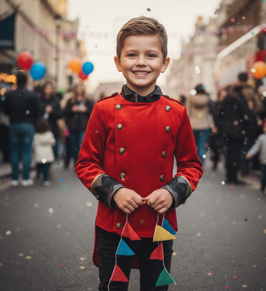Boys Velvet Tails Tuxedo Blazer 3-12Y Slim Fit Formal party Jacket christmas