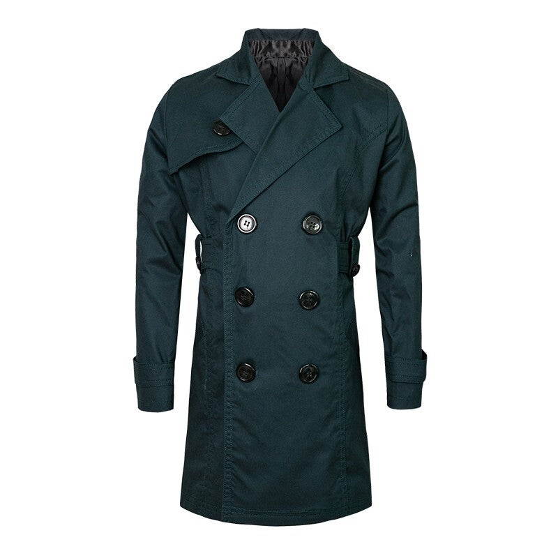 Kids Double Breasted Trench Coat  Cotton autumn jacket for Boys/Girls (4–9 YRS)