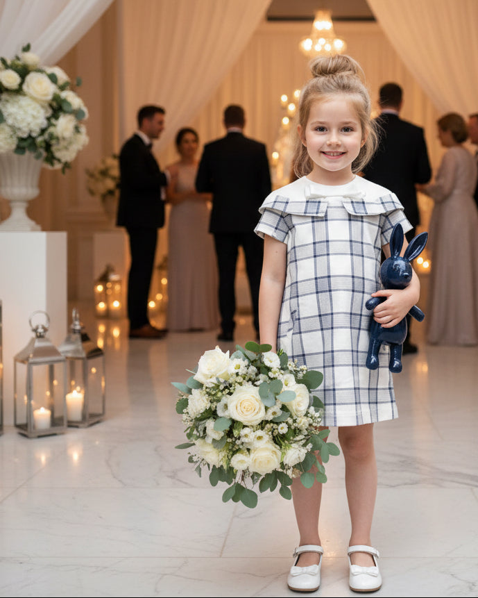 Girls Floral Princess Party Dress with Removable Sleeves – Elegant Toddler & Kids Dress for Weddings & Birthdays (Ages 1–9)