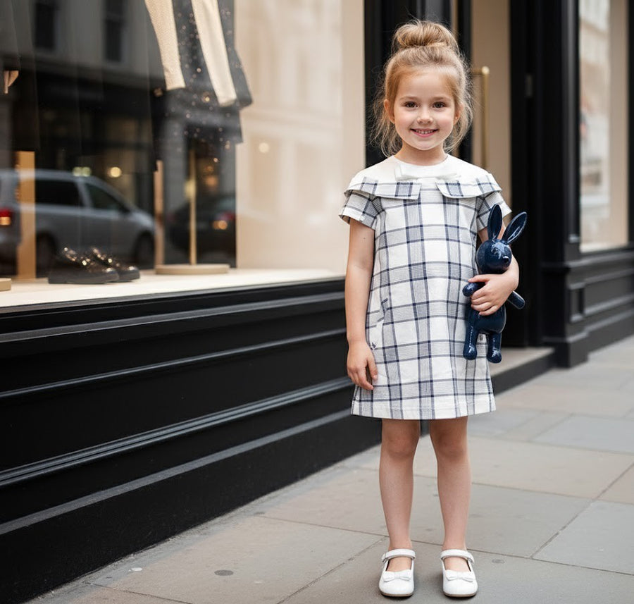 Girls Princess Party Dress 1-9Y Elegant floral Printed Toddlers removeble sleeve