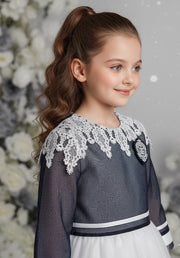 Girls Fashion Two-Piece Outfit – Loose Fit Top & Dress Set great bargin autumn