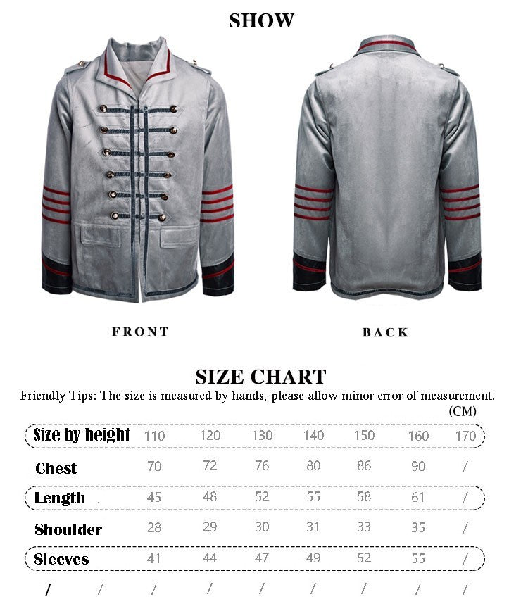 Kids short coat 3-12Y outfit Cotton/velvet Boys Casual military Jacket vintage