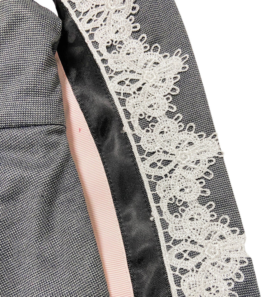 Girls Vintage Lace Dress Elegant 3/4 Sleeve Flare A-Line Party Gown for Kids 3-9