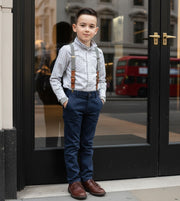 Boys Flannel Plaid Shirt Long Sleeve Casual  shirt Top 3-12 Years big sale gift