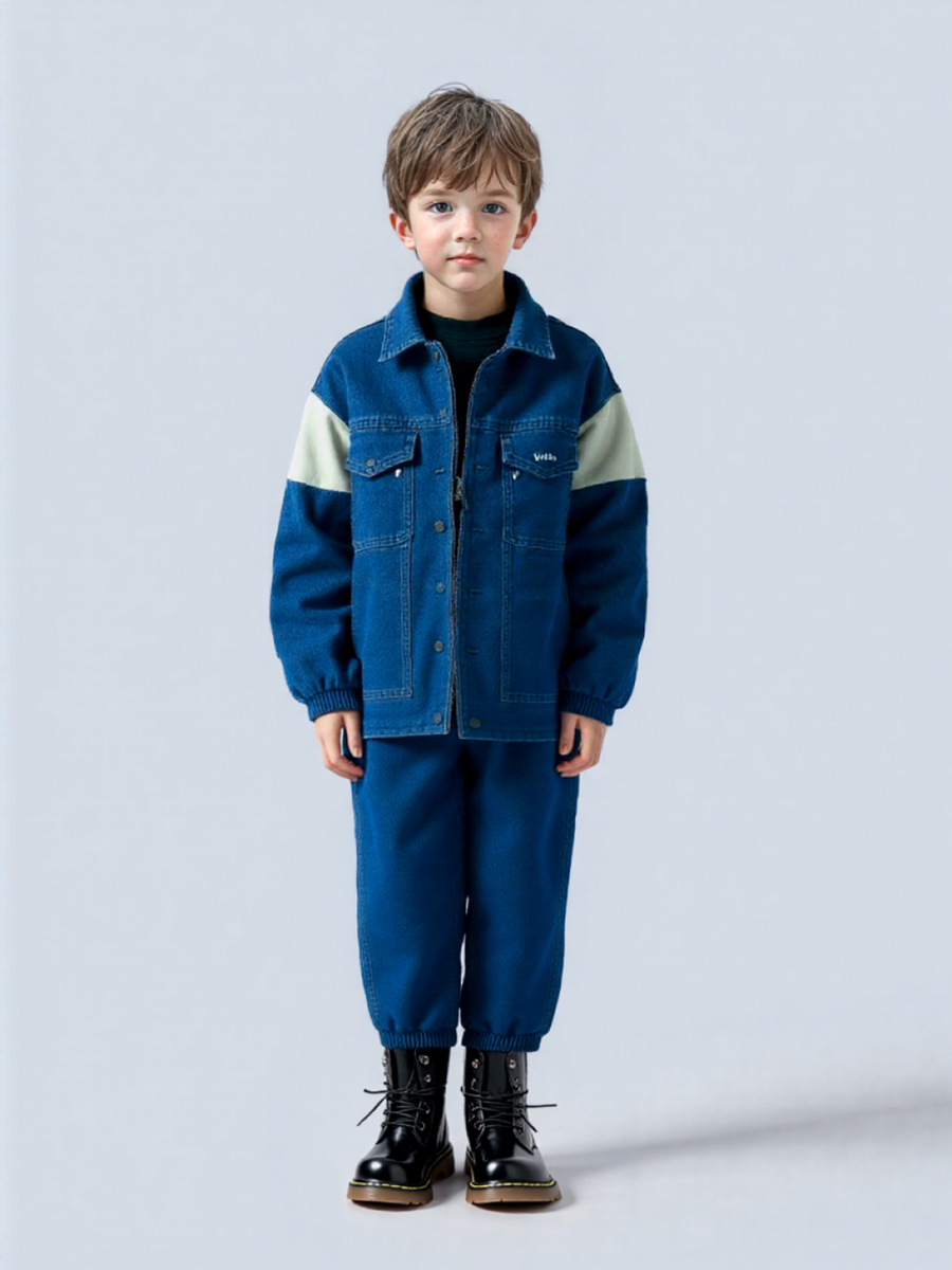 Kids Black Matte Leather Boots great gift winter Premium Cowhide Xmas shoes