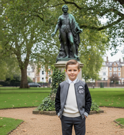 Boys Cotton Jacket Autumn Coat Stylish Casual Outerwear for Kids 3-7 Y Toddler