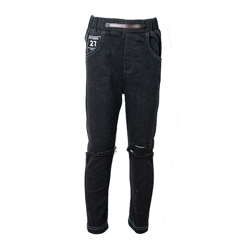 Boys Slim Fit Distressed Jeans Casual Stretch Denim trousers (4–13 Yrs)multiple