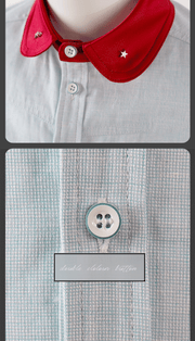 Boys Long Sleeve Cotton Shirt  Casual & Comfortable Top for Kids Ages 6–12Y gift