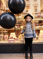 Girls WOOL Coat 3-4-5y Cute Baby Doll Style thick warm woolen jacket festivel