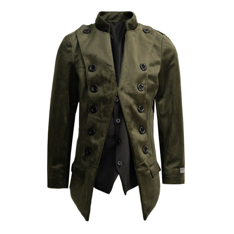 Boys Slim Fit Velvet Blazer 3-14Y False Two-Piece party Dinner Jacket Party Suit