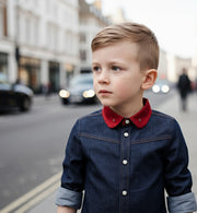 Boys Long Sleeve Cotton Shirt  Casual & Comfortable Top for Kids Ages 6–12Y gift