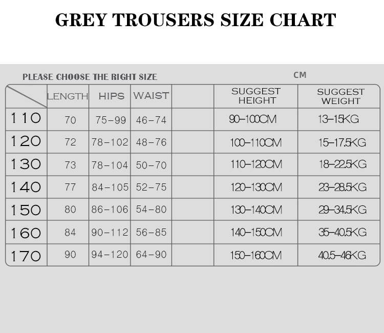 Boys Slim Fit strenching Pants Gray Stretch Casual Trousers 4-12Y easy match