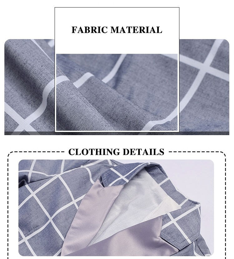 Boys  plaid Blazer4-9Y Light fabric Cotton Casual Jacket brithday wedding top