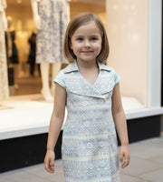 Girl's Summer Floral Cotton Dress beautiful long dresses vintage princess 3-10Y