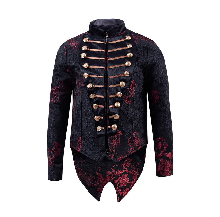 Boy's Embroidered Satin Tuxedo Blazer  4-14Y Slim Fit festival party Jacket kids