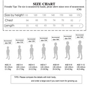 Girls Blue Cotton Dress Warm Layered Long Sleeve Outfit for Kids 3–9Y all season