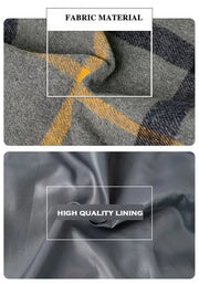 Girls Autumn Coat 2025 Plaid pattern Wool-Blend Baby-Doll Style Ages 2–3-4Y