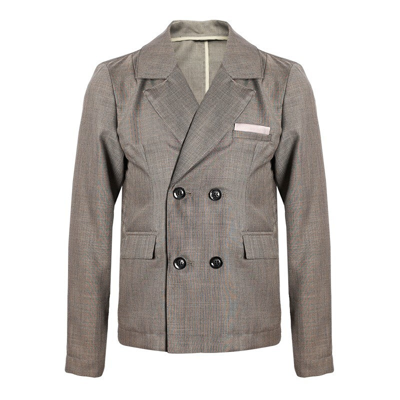 Boy Formal Blazer Smart Suit Kids Junior Senior School Jacket3-4-5-6-7-8-9-10-12