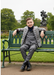 Kids short coat 3-12Y outfit Cotton/velvet Boys Casual military Jacket vintage