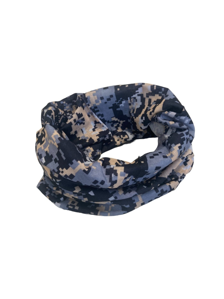 Neck Tube Scarf – Printed Face Warmer Snood for Biker Cycling Snood Warmer Banda