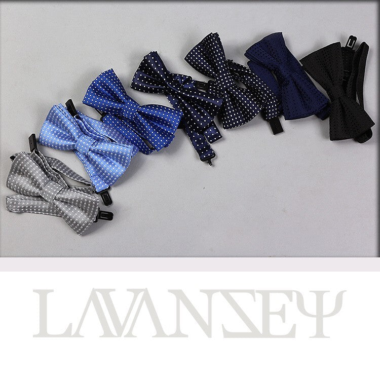 Polka Dot Bow Tie for Boys – Clip-On Fancy Fancy Dress Boys Wedding PreTied