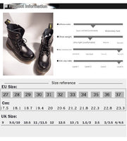 Kids Black Matte Leather Boots great gift winter Premium Cowhide Xmas shoes