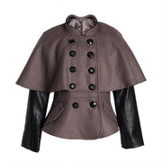 Girls winter/autumn Black Wool Cape Coat 3-4Y Cute Baby Doll Style warm top