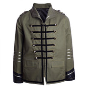 Kids short coat 3-12Y outfit Cotton/velvet Boys Casual military Jacket vintage