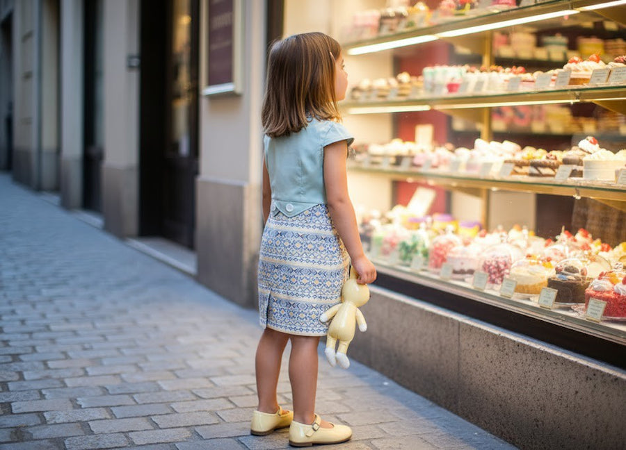 Girl's Summer Floral Cotton Dress beautiful long dresses vintage princess 3-10Y