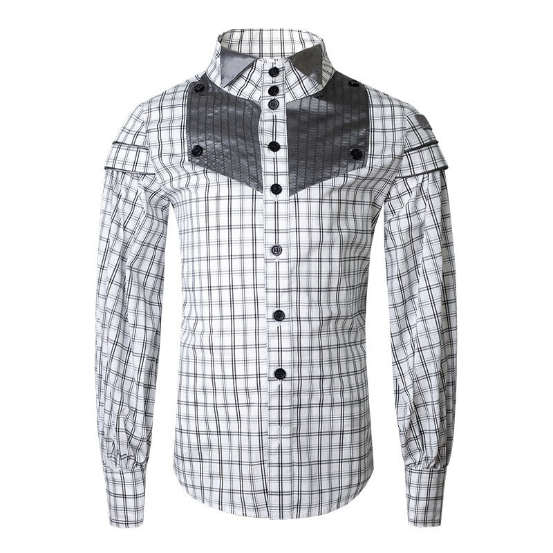 boys Vintage Cotton Long Sleeve Shirt Classic Style Top for Kids 3-14 Y party