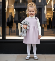 Girls Woolen Vest  Dress  Baby Doll Mini Dress Runs Small Pls Order 1–2 Sizes Up