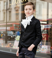 Boys Formal Black Blazer 3-12 Years Long Sleeve School Uniform Jacket party wear