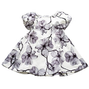 Girls Puff Lantern Sleeve Doll Dress Oversized A-Line Floral Dress 1-9Y princess