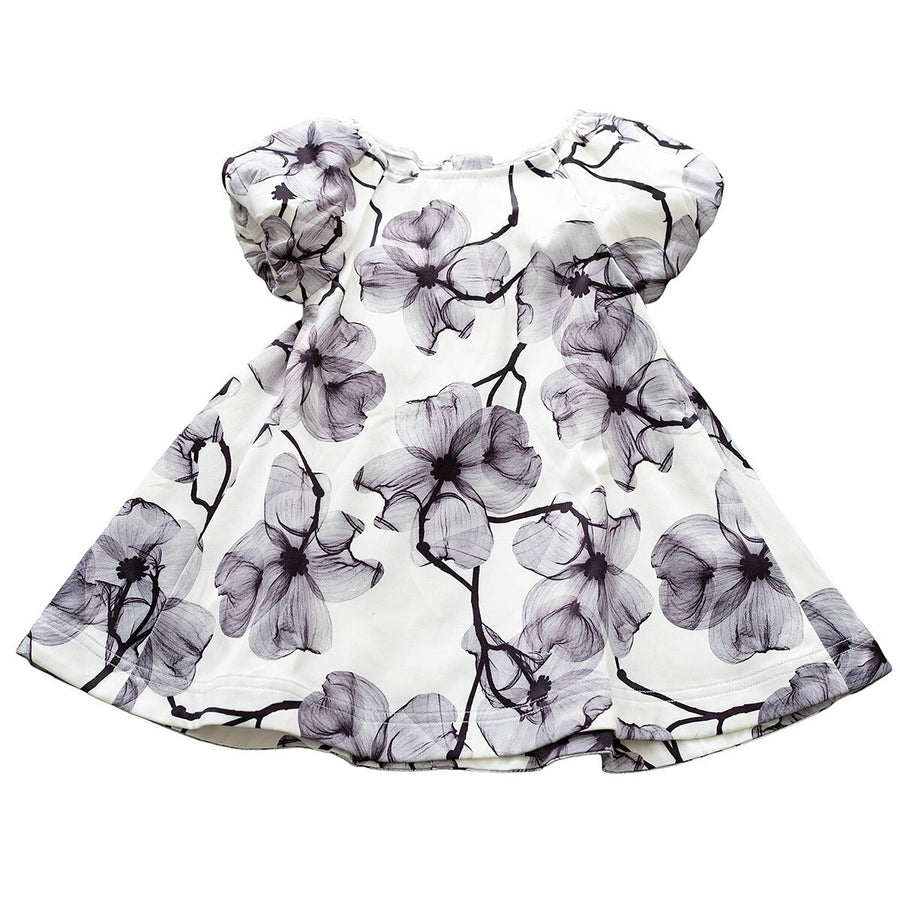 Girls Puff Lantern Sleeve Doll Dress Oversized A-Line Floral Dress 1-9Y princess