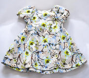 Girls Puff Lantern Sleeve Doll Dress Oversized A-Line Floral Dress 1-9Y princess