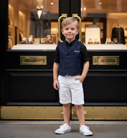 Boys waistcoat Vintage Navy Toddler Vest party wear wedding Ages 3–7 Years Xmas